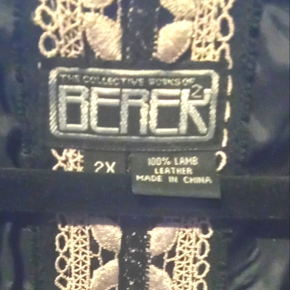 BEREK Vintage leather jacket. - Picture 2 of 3